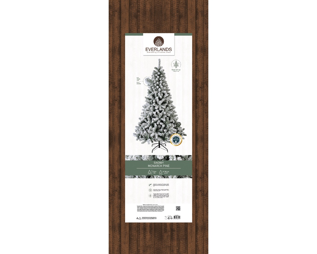 ***MONARCH PINE SNOWY GREEN/WHITE dia146.00-H240.00cm