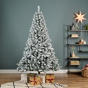 ***MONARCH PINE SNOWY GREEN/WHITE dia146.00-H240.00cm