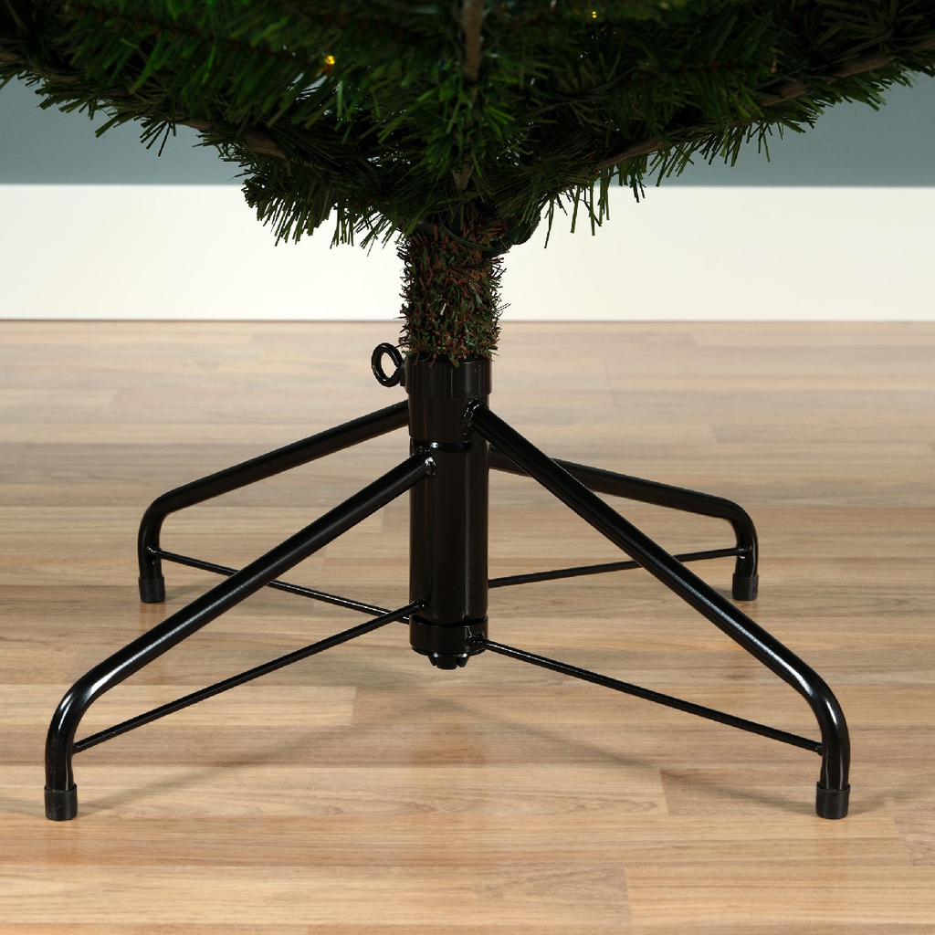 ***SUNPEAKS FIR PRELIT GREEN/WARM WHITE dia132.00-H210.00cm-900L