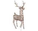 ***LED REINDEER OUTDOOR DARK BROWN/WARM WHITE L26.00-W86.00-H147.00cm-96L