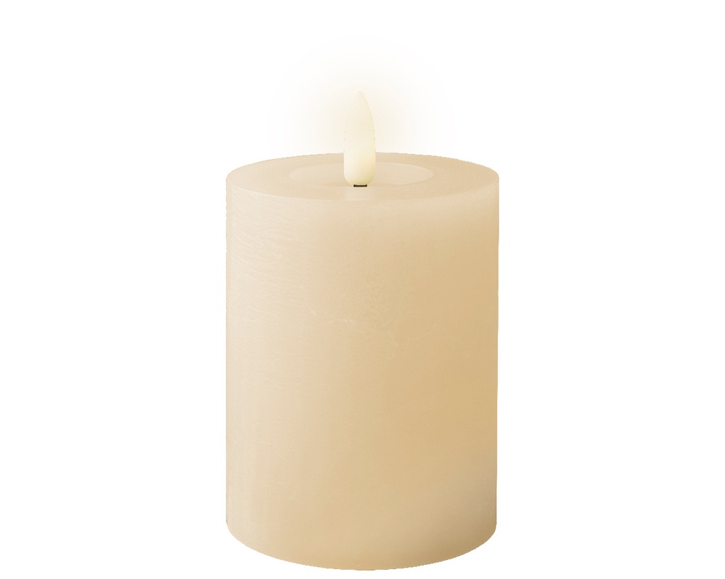 ***LED WICK CANDLE BO INDOOR CREAM/WARM WHITE dia7.00-H11.20cm-1L