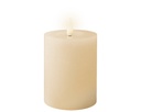 ***LED WICK CANDLE BO INDOOR CREAM/WARM WHITE dia7.00-H11.20cm-1L