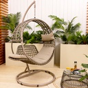 ***KAPAA HANGCHAIR WICKER BROWN L118.00-W127.00-H201.00cm