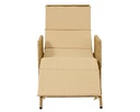 ***KAUAI SUNLOUNGER WICKER NATURAL L165.00-W70.00-H87.00cm