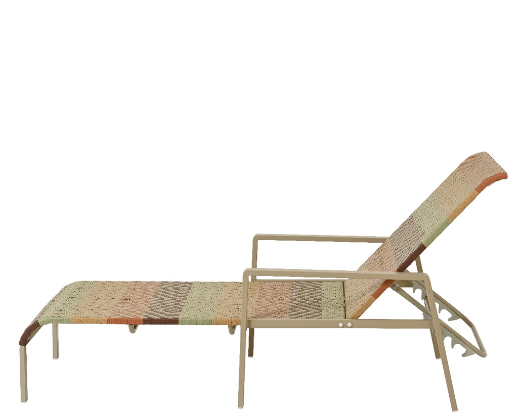 ***MANTA SUNLOUNGER WICKER MULTI L194.00-W66.00-H51.00cm