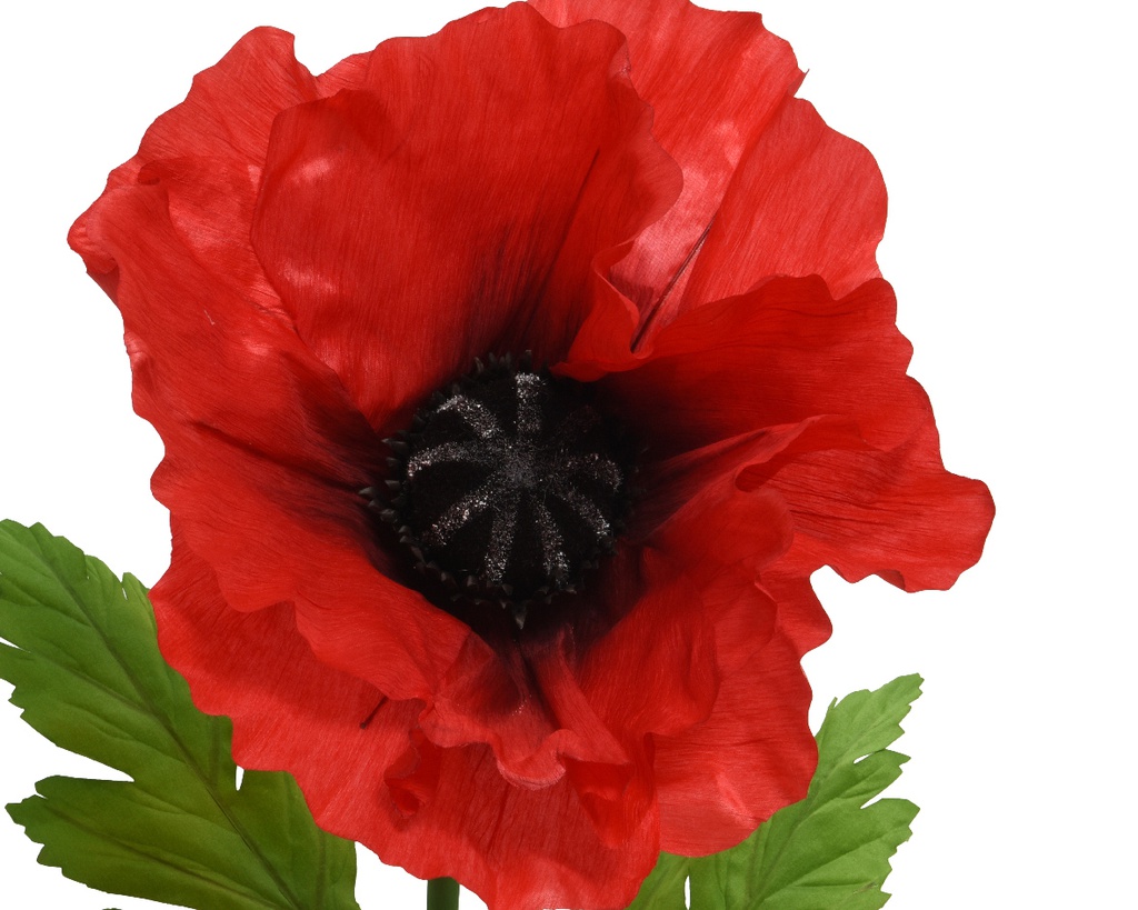 ***POPPY POLYESTER RED L40.00-W40.00-H115.00cm