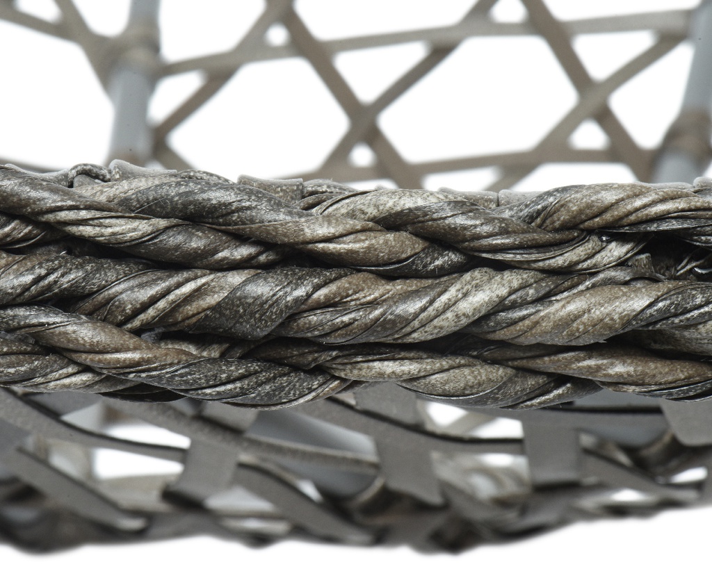 ***MONTREAL EGG CHAIR WICKER GREY L118.00-W105.00-H196.00cm