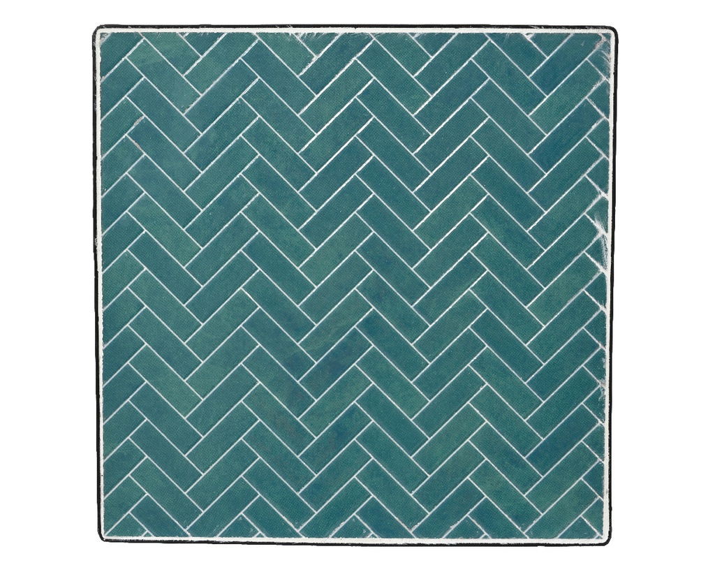 ***RACK MOSAIC STONE BLUE L38.00-W38.00-H82.00cm /L34.00-W34.00-H62.00cm