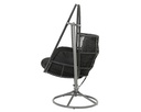 ***TUNJA SWIVEL CHAIR WICKER BLACK L113.00-W90.00-H160.00cm