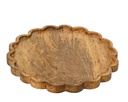 ***PLATE MANGOWOOD NATURAL L38.00-W38.00-H2.00cm