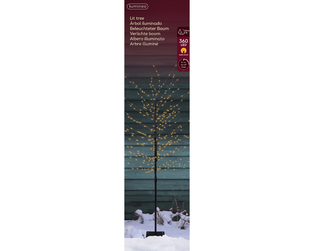 ***MICRO LED TREE OUTDOOR BLACK/CLASSIC WARM dia70.00-H180.00cm-360L