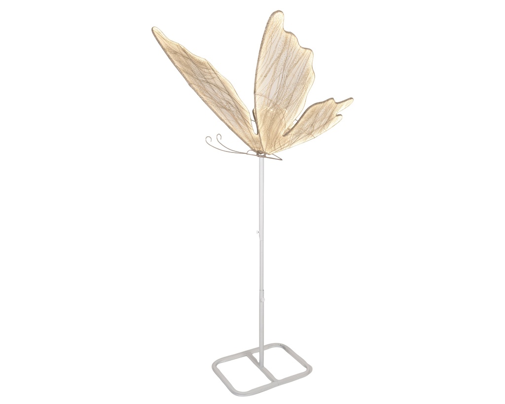 ***LED BUTTERFLY INDOOR WHITE/WARM WHITE L93.00-W100.00-H195.00cm-732L