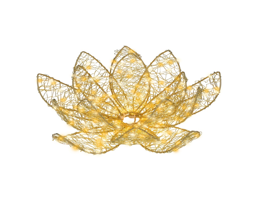 ***MICRO LED FLOWER OUTDOOR GOLD/WARM WHITE/CLASSIC WARM dia38.00-H13.00cm-200L