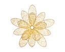 ***MICRO LED FLOWER OUTDOOR GOLD/WARM WHITE/CLASSIC WARM dia38.00-H13.00cm-200L