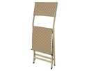 ***MONTPELLIER SET WICKER ORANGE/COLOUR(S) L58-W58-H70cm