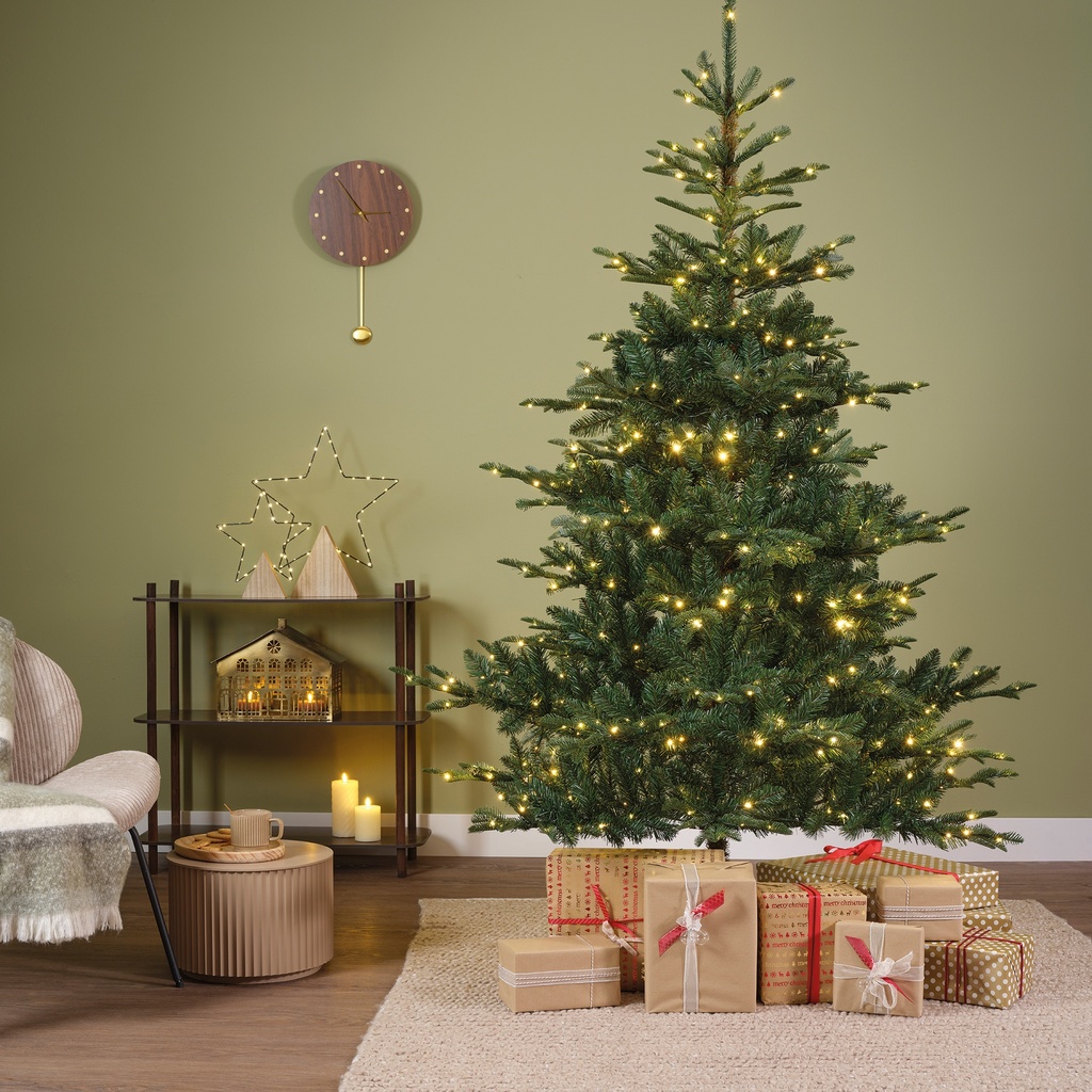 ***KIENS FIR PRELIT GREEN/WARM WHITE/CLASSIC WARM dia165.00-H240.00cm-730L