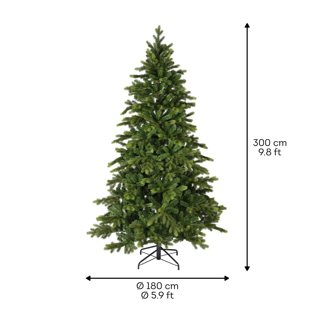 ***GALLOWAY SPRUCE GREEN dia180.00-H300.00cm