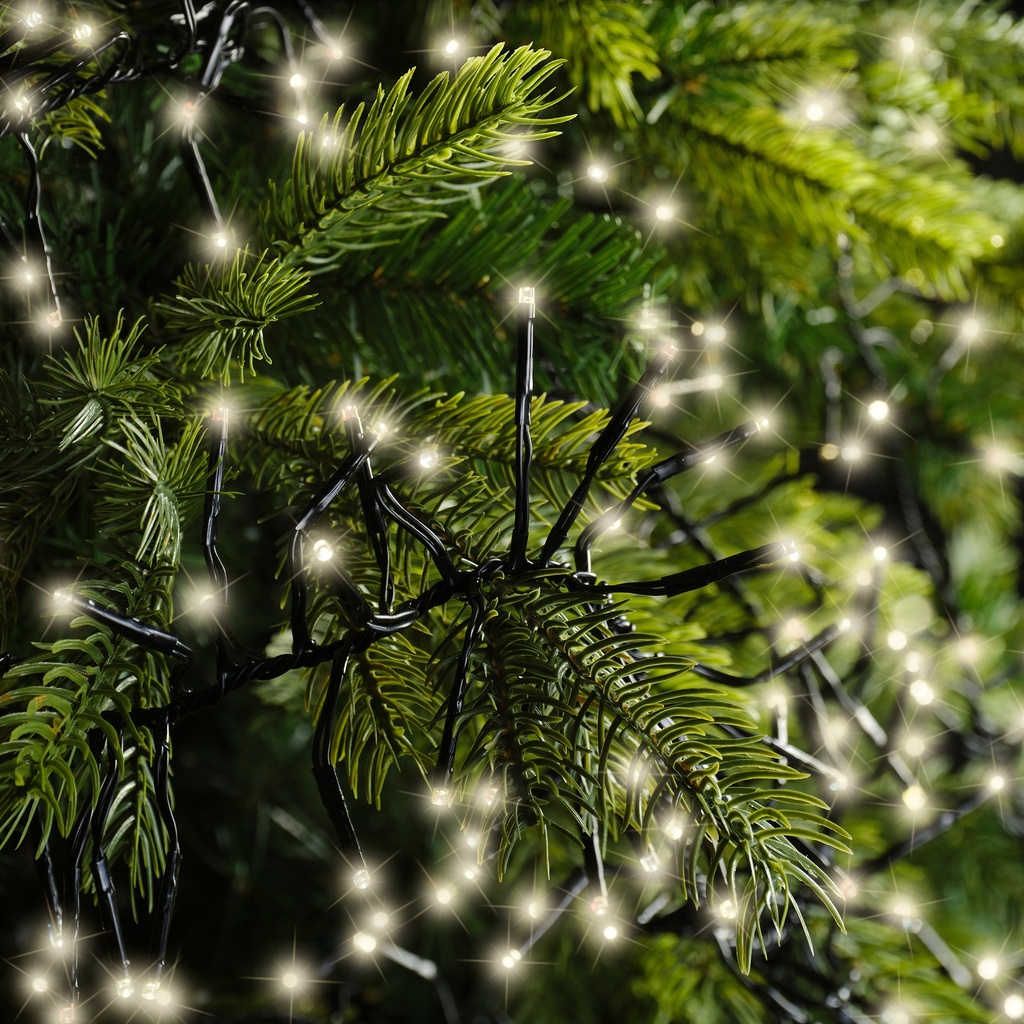 ***LED CLUSTER LIGHTS OUTDOOR BLACK/WARM WHITE 2800cm-3000L