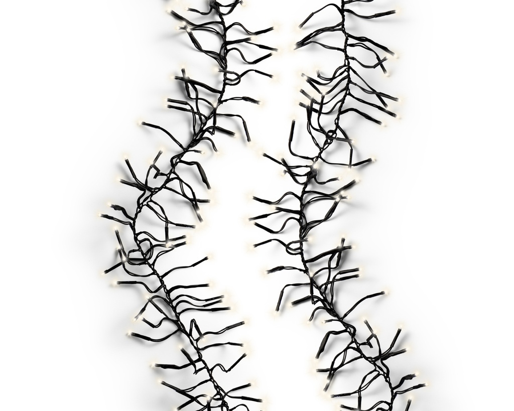 ***LED CLUSTER LIGHTS OUTDOOR BLACK/WARM WHITE 2800cm-3000L