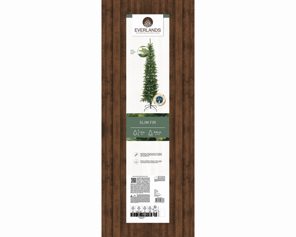 ***SLIM FIR GREEN dia55.00-H180.00cm