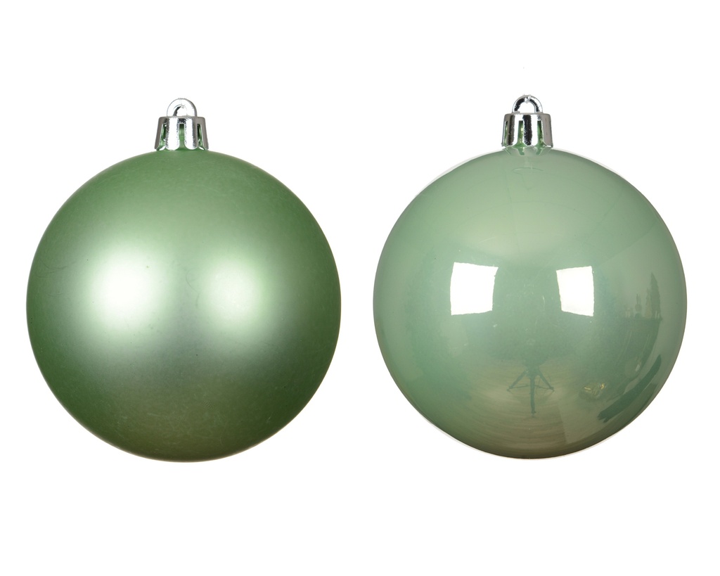 ***BAUBLES POLYSTYRENE ICING MINT dia10.00cm