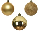BAUBLES SHATTERPROOF LIGHT GOLD dia6cm