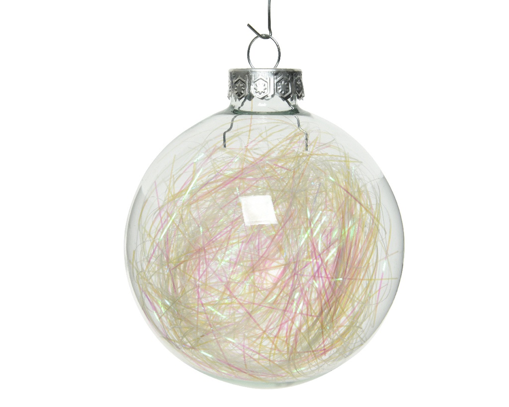 *** BAUBLES GLASS TINSEL INSIDE 160200