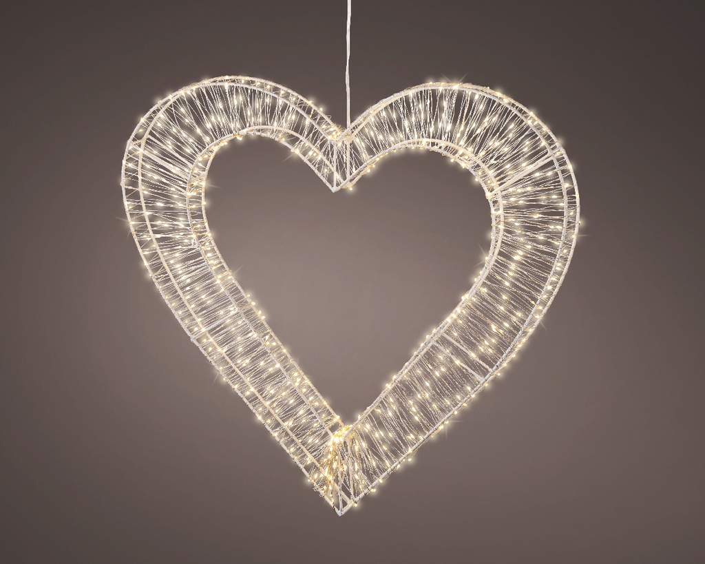 *** MICRO LED HEART OUTDOOR 496526
