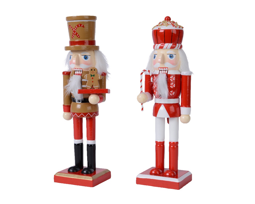 CASCANUECES MADERA "GALLETA GENGIBRE" - 25CM - 2 DISEÑOS - PRECIO UNIDAD