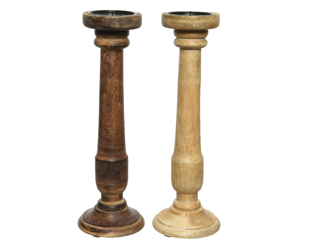 *** CANDLEHOLDER MANGOWOOD 608420