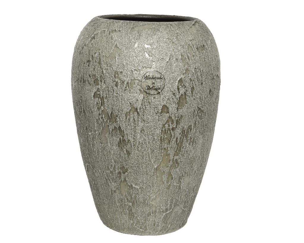 *** VASE CERAMIQUE-COULEUR CHAMPAGNE 649786