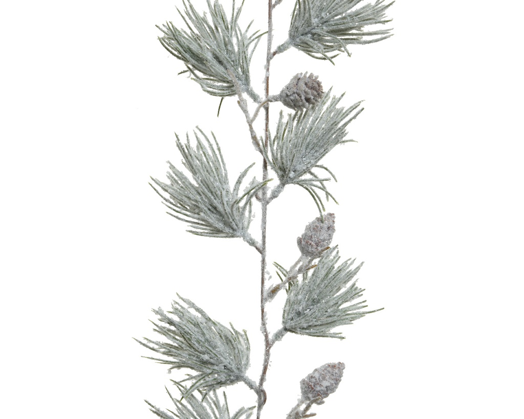 *** GARLAND PRESENTATION TYPE PE SNOW GLITTER FINISH 704878