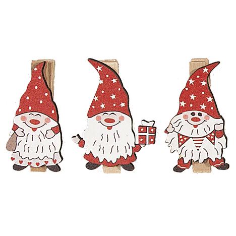 PINZAS GNOMITOS - CM2.3XH4.4 - CAJA DE 6 UDS