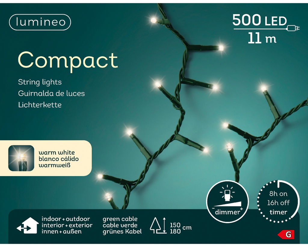 LED COMPACT LIGHTS OUTDOOR 1100cm-500L