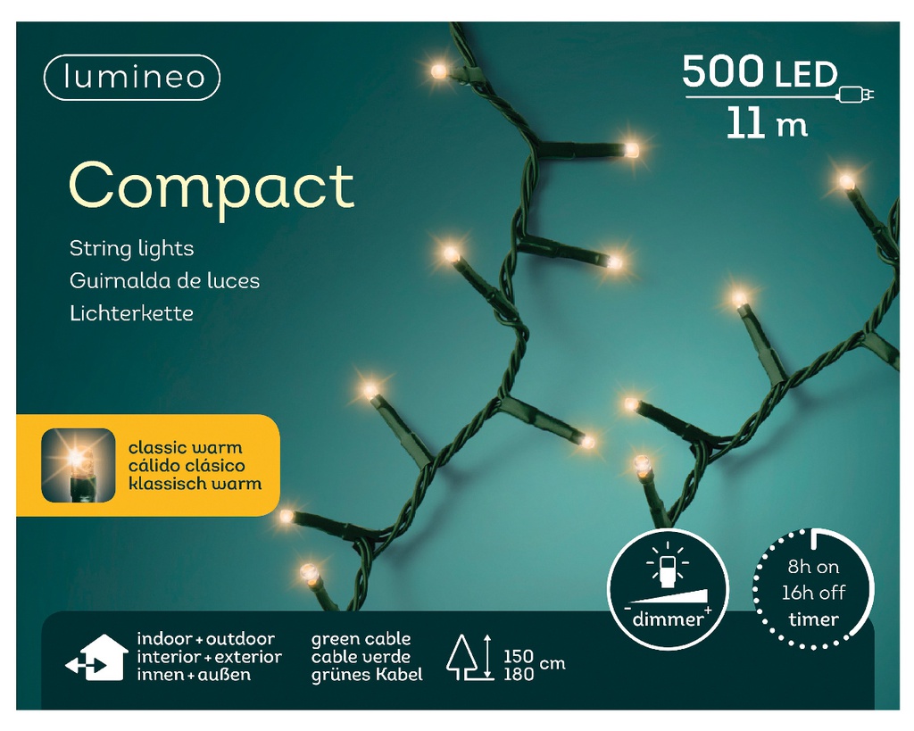 LED COMPACT LIGHTS OUTDOOR 1100cm-500L