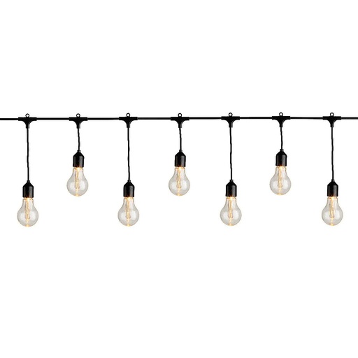 GUIRLANDE D'AMPOULES STYLE LED 950CM - 20LED/CAL/EXT BASE