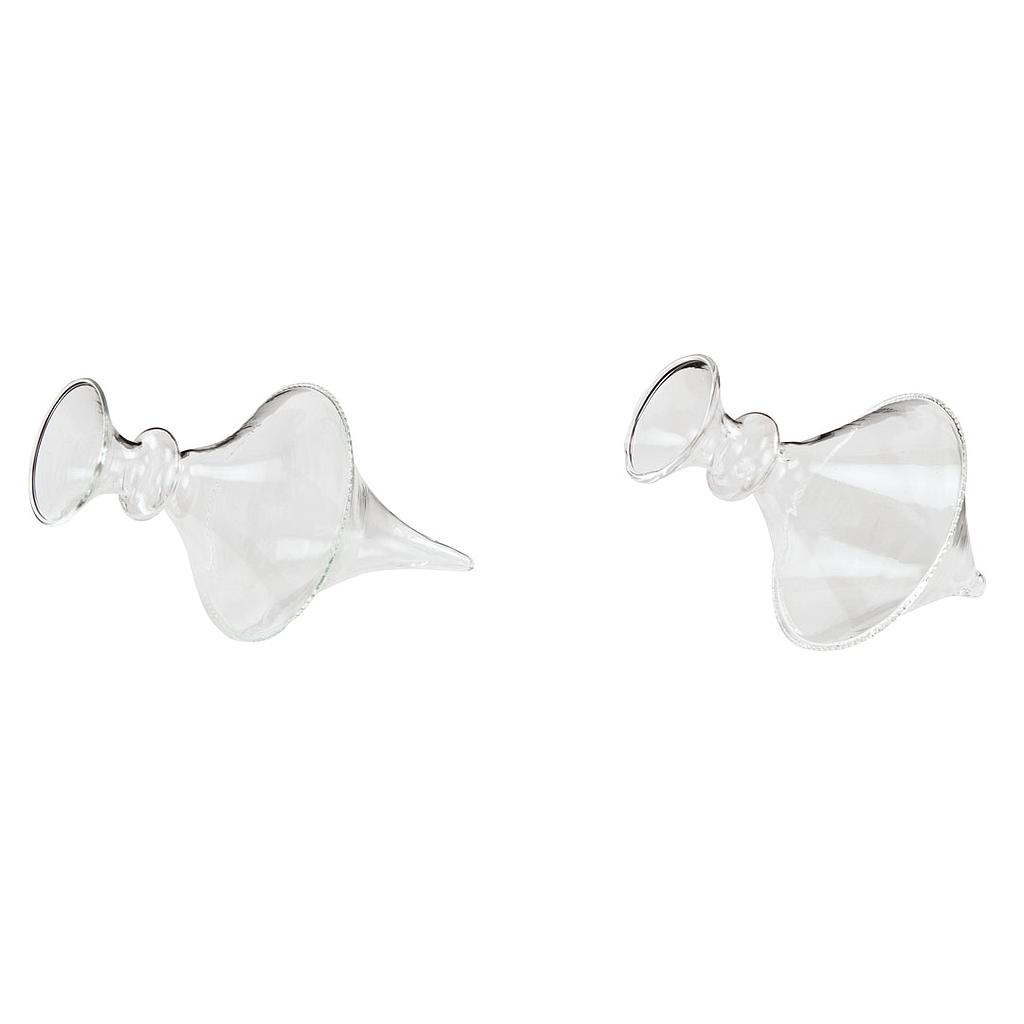 JARRONCITO CRISTAL TUMBADO 2SURT UD 7x12.5cm