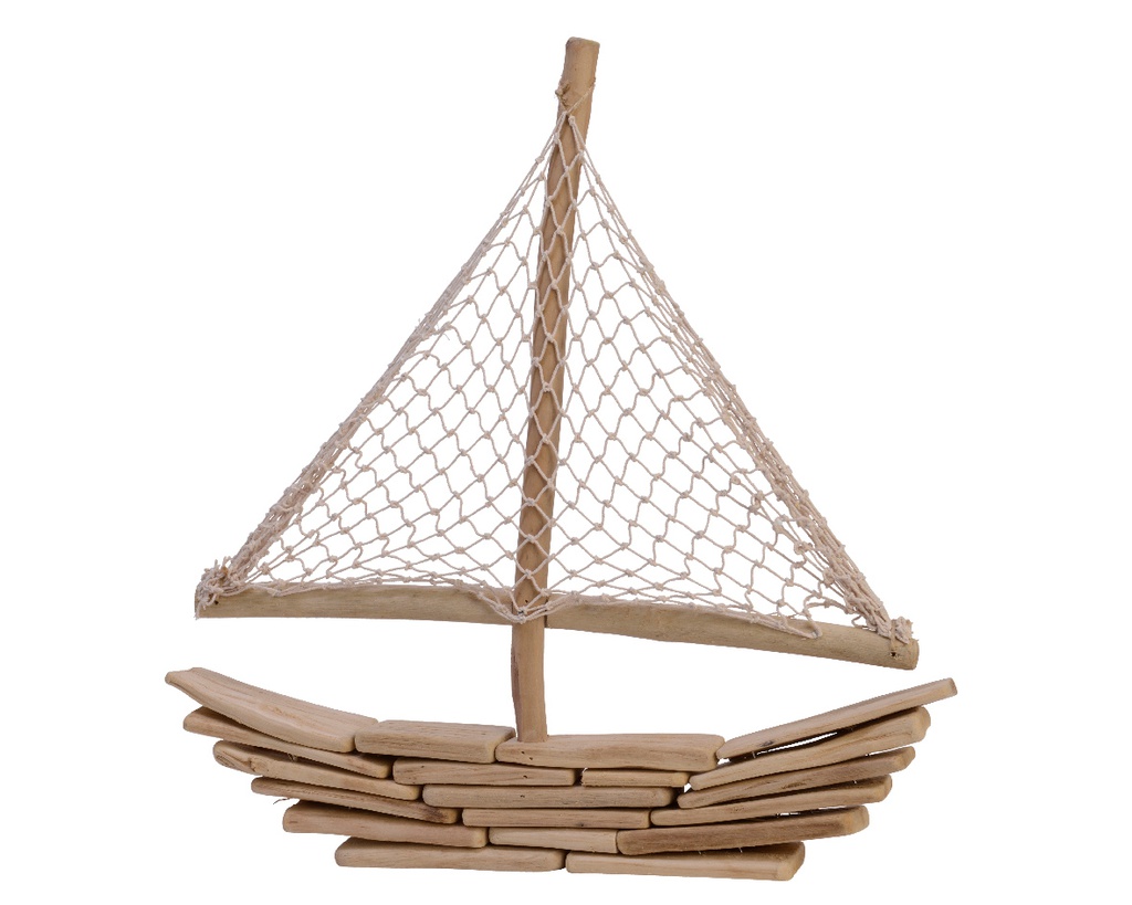 ***BOAT DRIFTWOOD L5-W44-H45cm