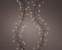 GUIRLANDE COMPACTE - LED LUMIERE CHAUDE - NOIR - 450cm-360L