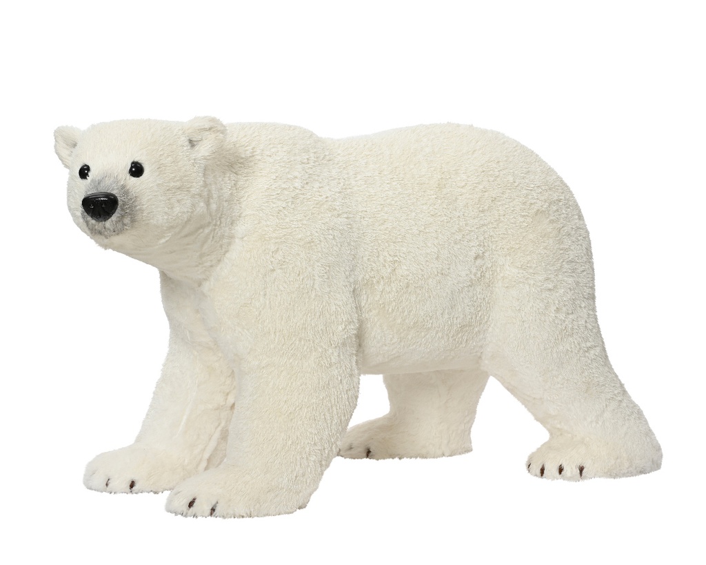 ***POLAR BEAR POLYESTER WHITE L40.00-W90.00-H50.00cm