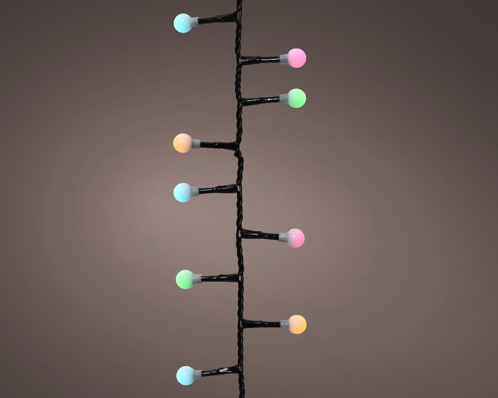 GUIRLANDE CHERRY NOIR/SOFT MULTI - 1100cm-500L