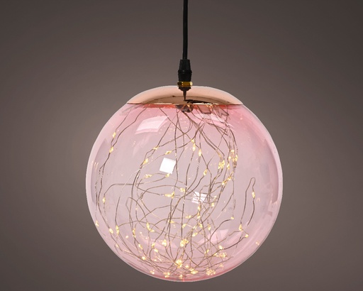 ***MICRO LED BALL OUTDOOR BLUSH PINK/WARM WHITE dia20.00cm-80L