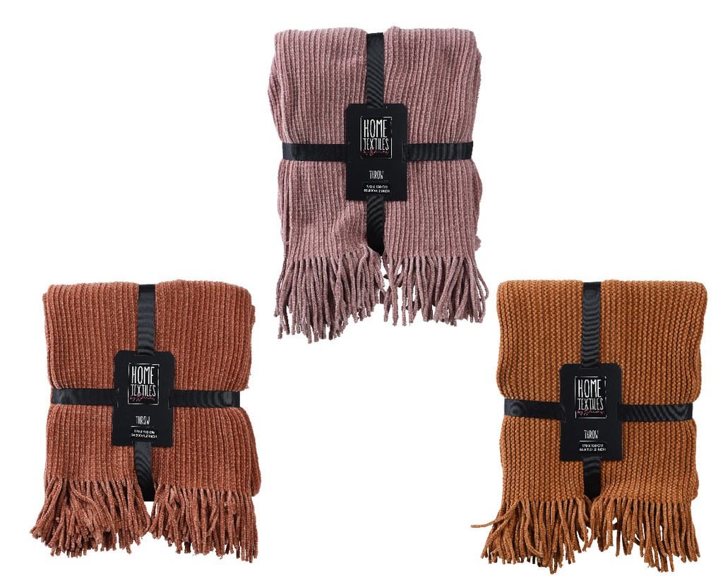 MANTA FLECOS -  L130.00-W170CM - 3 COLORES - PRECIO UNIDAD