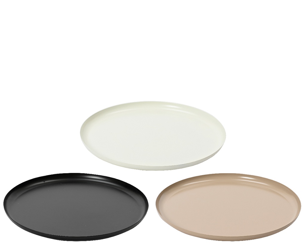 BAJOPLATO/BANDEJA METAL - L1.50-W30.00-H30CM - 3 COLORES - PRECIO UNIDAD
