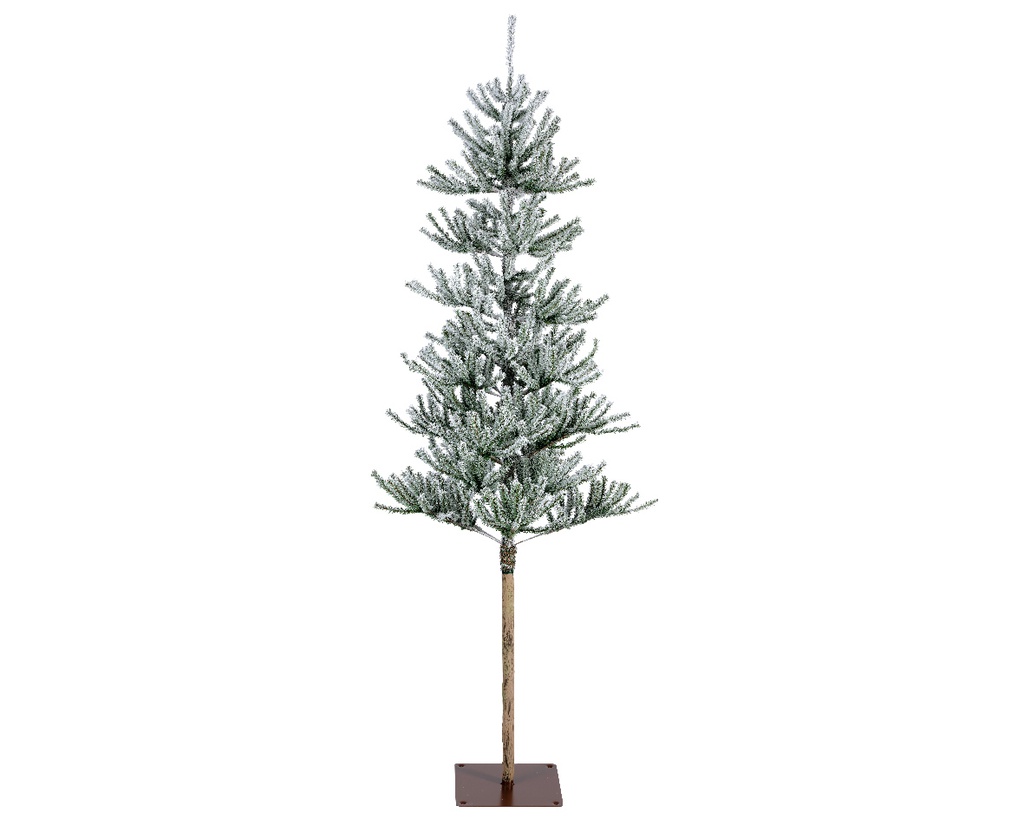 ***OPPDAL PINE SNOWY GREEN/WHITE dia80.00-H210.00cm