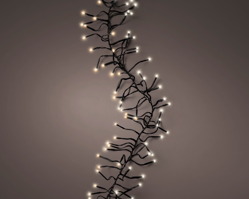 GUIRNALDA CLUSTER BLACK/WARM WHITE/CLASSIC WARM 1900cm-2040L