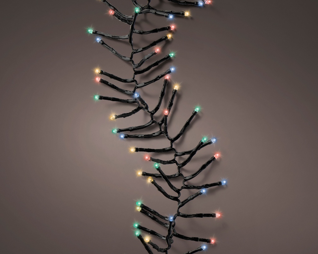 GUIRNALDA CLUSTER BLACK/MULTI 420cm-448L