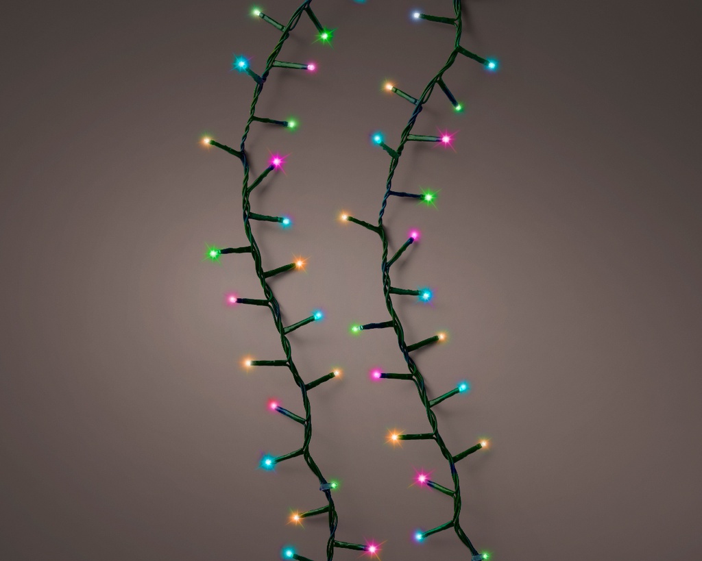 GUIRLANDE COMPACTE - LED MULTICOLORES - VERT - 2250cm-1000L