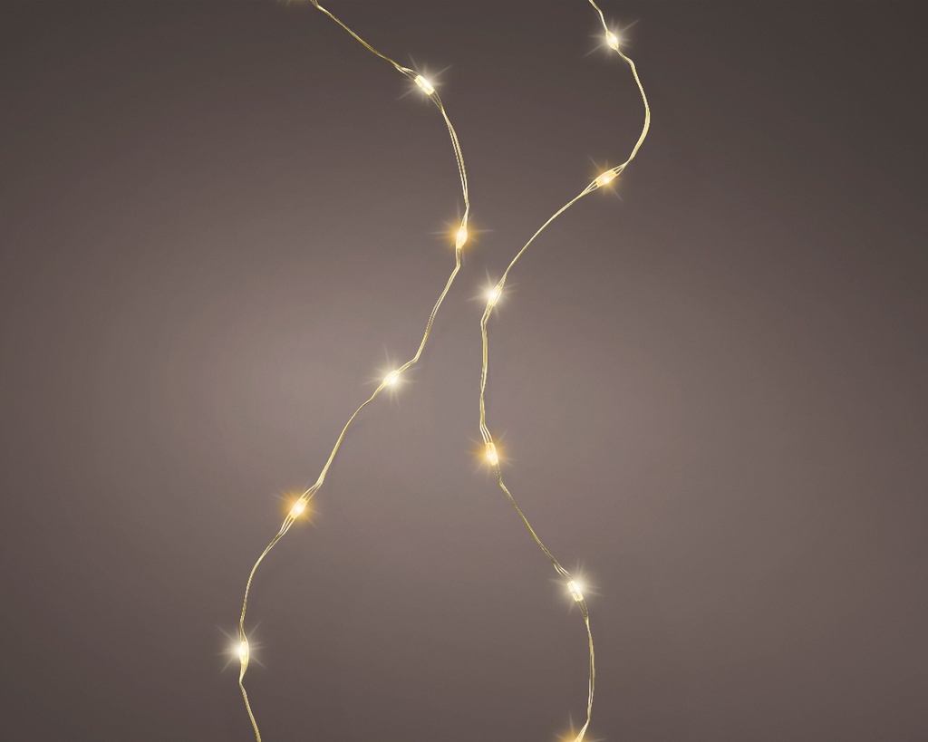 BANDE MICROLED LUMIERE CHAUDE - OR - 595cm-120L