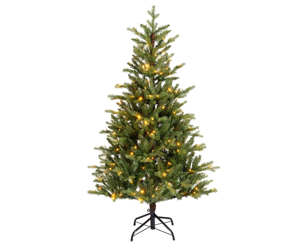 ARBRE ALLISON AVEC LUMIERE CHAUDE - VERT - QUALITE - dia97.00-H150.00cm-220L